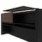 Bestar Connexion 71W Hutch for Narrow Desk Shell, Antigua & Black 93510-000052 - alternate 3